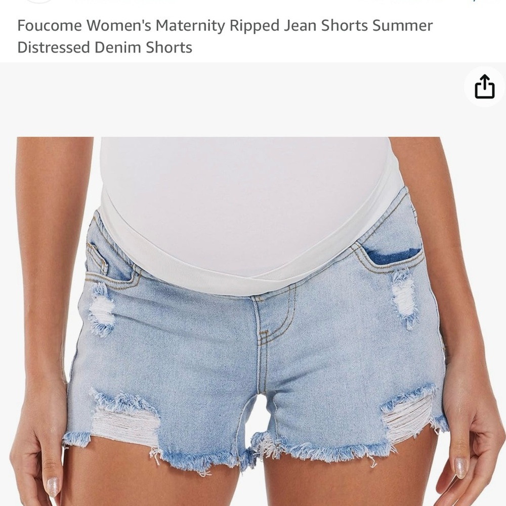 Maternity shorts